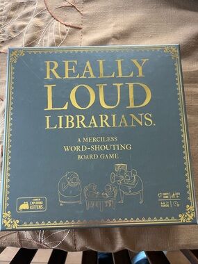 Really Loud Librarians Party Game — Green and Gold